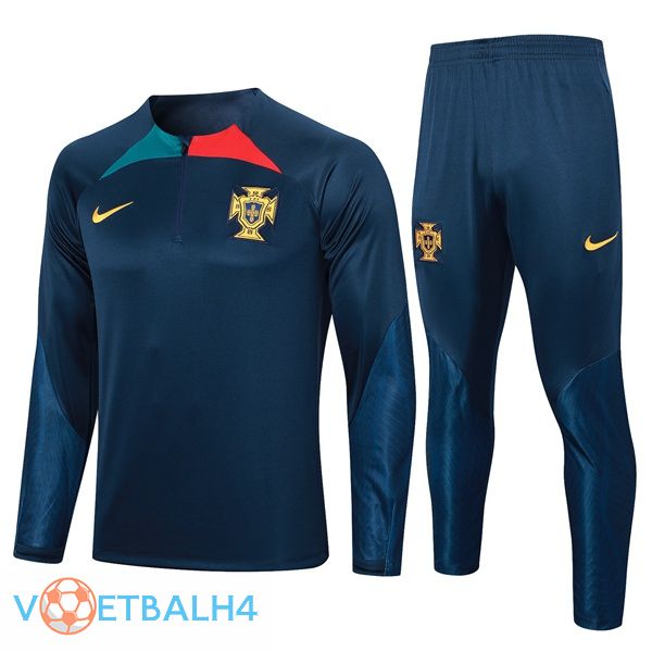 Portugal trainingspak koninklijk blauw 2023/2024