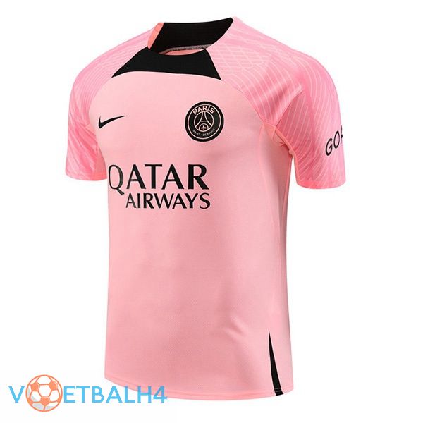 Paris PSG Training T Shirt roze 2023/2024