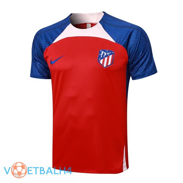 Atletico Madrid Training T Shirt rood blauw 2023/2024