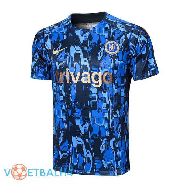 FC Chelsea Training T Shirt blauw 2023/2024