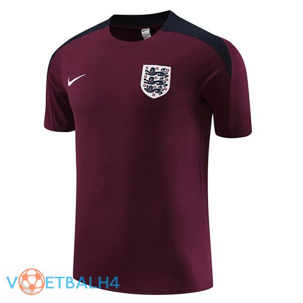 Engeland Training T Shirt rood 2023/2024