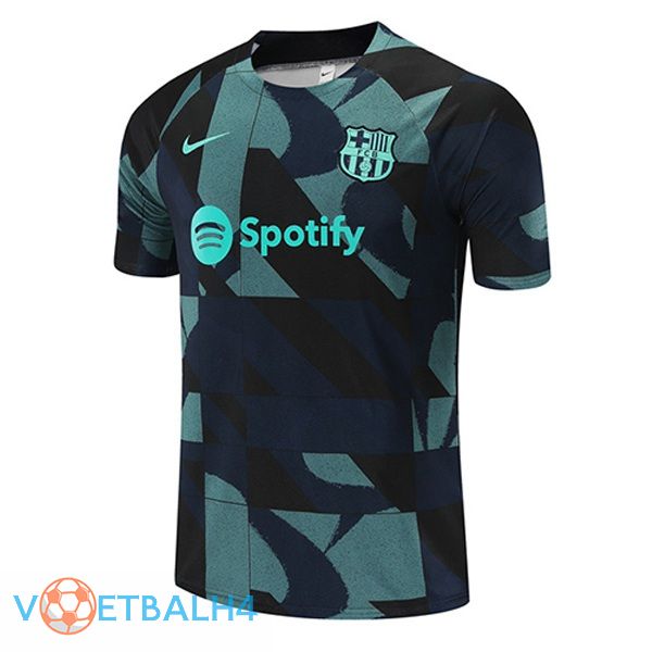 FC Barcelona Training T Shirt groente koninklijk blauw 2023/2024