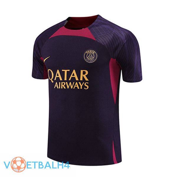 Paris PSG Training T Shirt paars 2023/2024