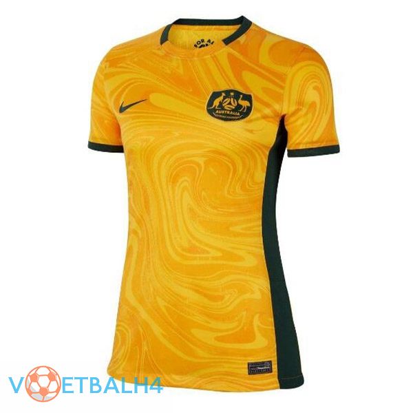 Australia Dames voetbal jersey thuis oranje 2023/2024