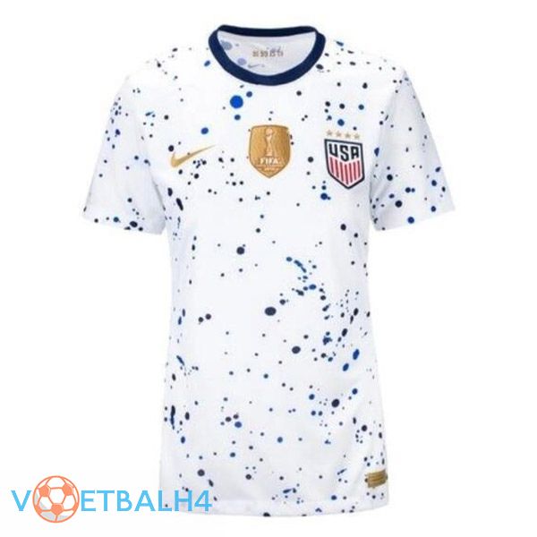 USA Dames voetbal jersey thuis wit 2023/2024