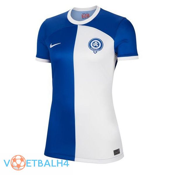 Atletico Madrid Dames voetbal jersey uit blauw 2023/2024