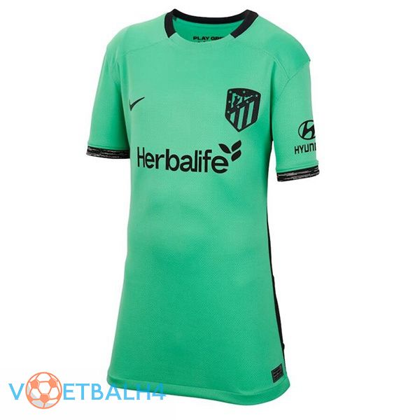 Atletico Madrid Dames voetbal jersey derde groente 2023/2024