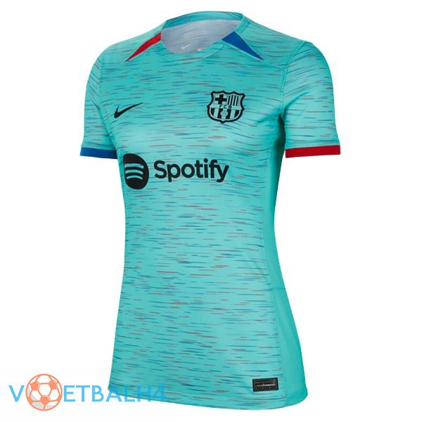 FC Barcelona Dames voetbal jersey derde groente 2023/2024