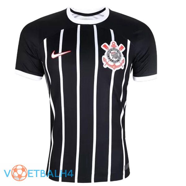 Corinthians voetbal jersey uit zwart 2023/2024