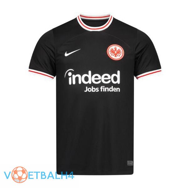 Eintracht Frankfurt uit voetbal jersey zwart 2023/2024