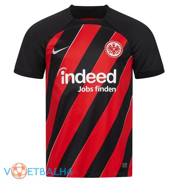 Eintracht Frankfurt voetbal jersey thuis zwart rood 2023/2024