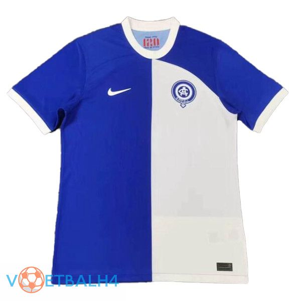 Atletico Madrid voetbal jersey uit blauw wit gelekte versie 2023/2024