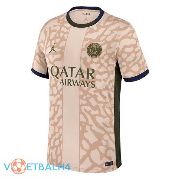 Paris PSG voetbal jersey vierde roze 2023/2024