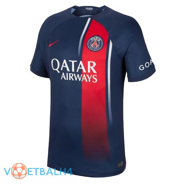 Paris PSG voetbal jersey thuis koninklijk blauwe 2023/2024