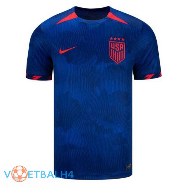 USA voetbal jersey uit blauw 2023/2024