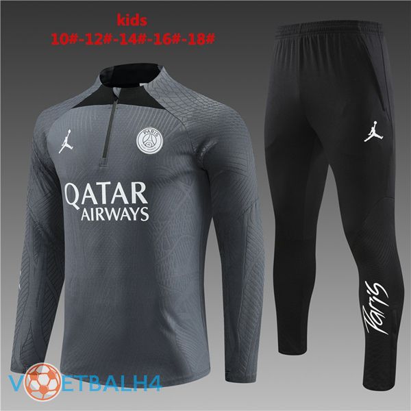 JORDAN Paris PSG kinderen trainingspak grijs 2023/2024