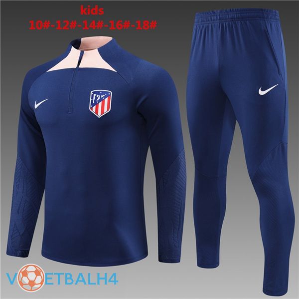 Atletico Madrid kinderen trainingspak blauw koninklijk 2023/2024