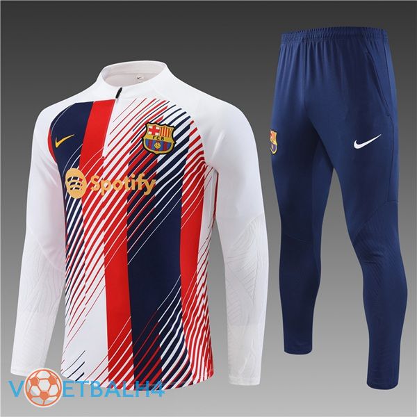 FC Barcelona kinderen trainingspak wit rood blauw 2023/2024