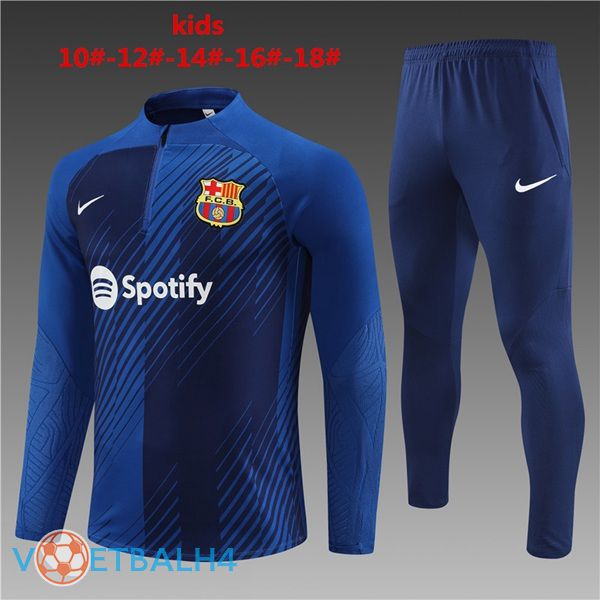 FC Barcelona kinderen trainingspak blauw 2023/2024