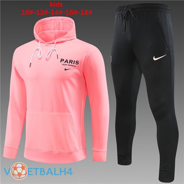 Paris PSG kinderen trainingspak Hoodie roze 2023/2024