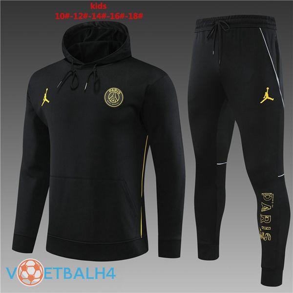 JORDAN Paris PSG kinderen trainingspak Hoodie zwart 2023/2024