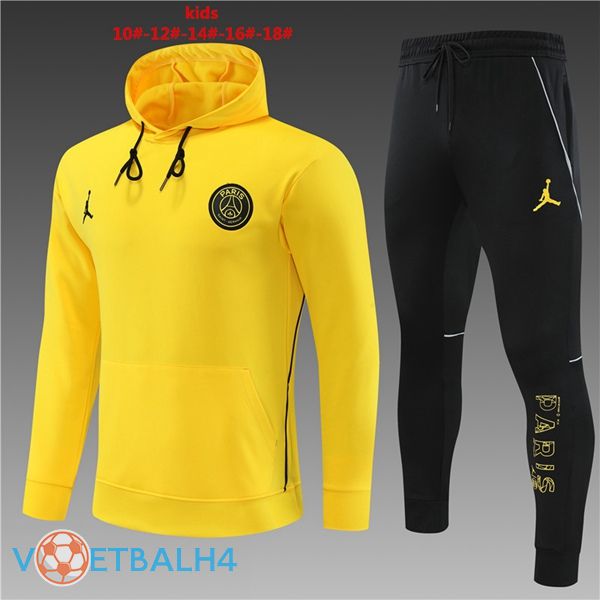 JORDAN Paris PSG kinderen trainingspak Hoodie geel 2023/2024