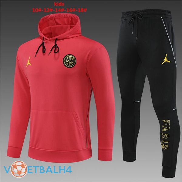 JORDAN Paris PSG kinderen trainingspak Hoodie rood 2023/2024