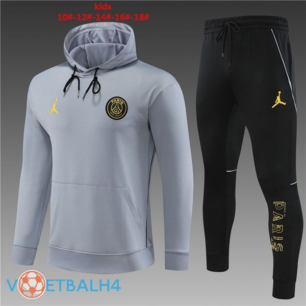 JORDAN Paris PSG kinderen trainingspak Hoodie grijs 2023/2024