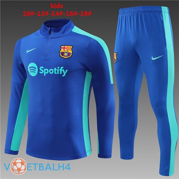 FC Barcelona kinderen trainingspak blauw 2023/2024