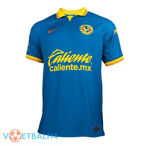 Club America voetbal jersey uit blauw 2023/2024