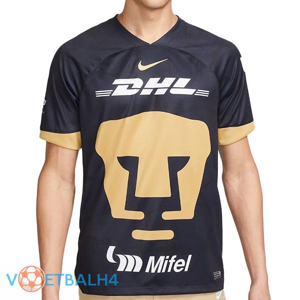 Pumas UNAM voetbal jersey uit zwart 2023/2024