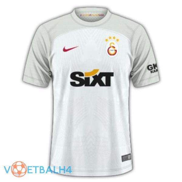 Galatasaray SK voetbal jersey uit wit 2023/2024