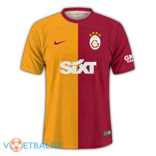 Galatasaray SK voetbal jersey thuis geel rood 2023/2024