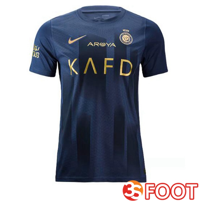 Al-Nassr FC voetbal jersey uit blauw 2023/2024