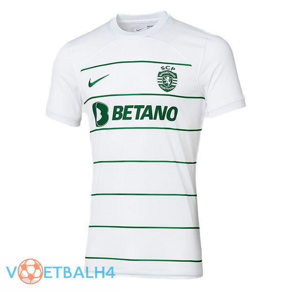 Sporting CP uit voetbal jersey wit 2023/2024