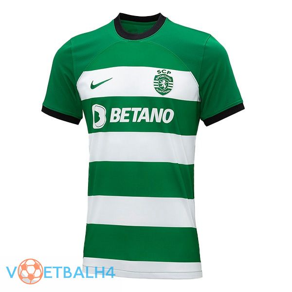 Sporting CP thuis voetbal jersey groente 2023/2024