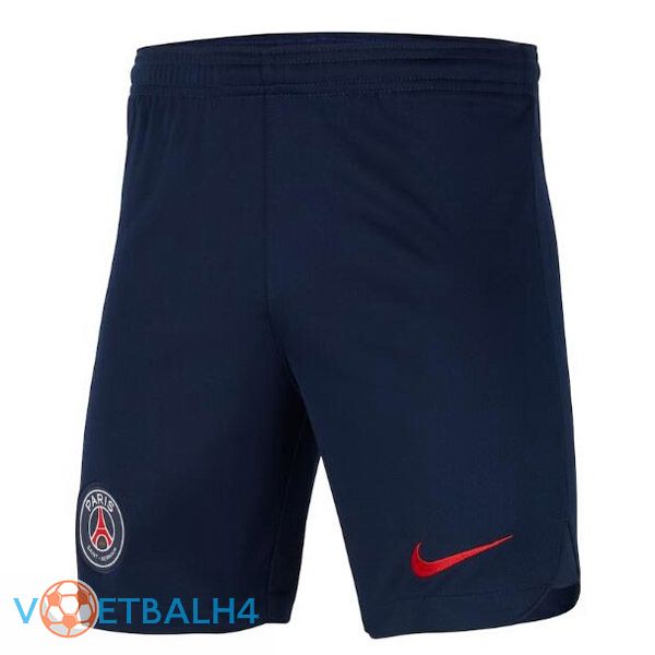 Paris PSG voetbal korte broek thuis koninklijk blauwe 2023/2024