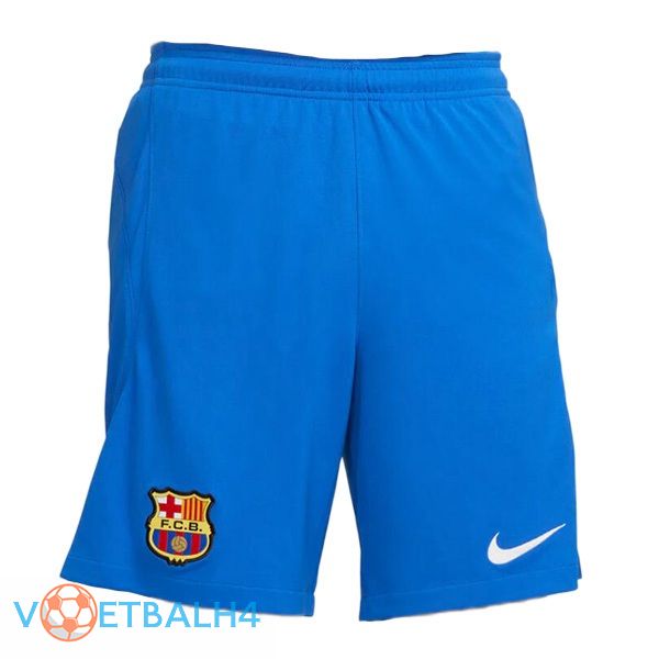 FC Barcelona voetbal korte broek uit blauw 2023/2024