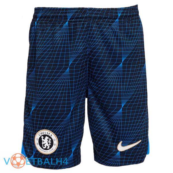 FC Chelsea voetbal korte broek uit blauw 2023/2024