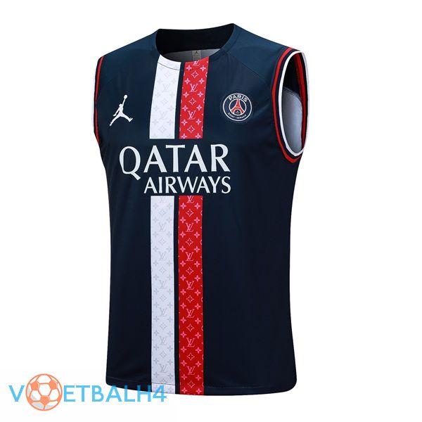 Paris PSG voetbal Vest blauw koninklijk 2023/2024