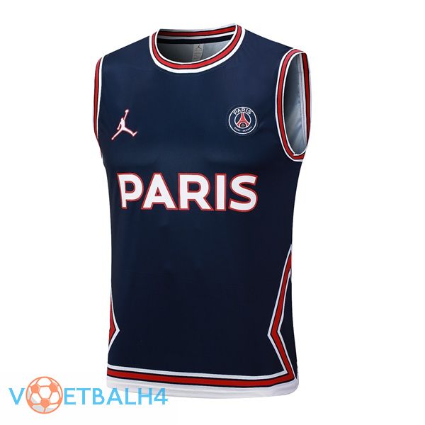 Paris PSG voetbal Vest blauw koninklijk 2023/2024