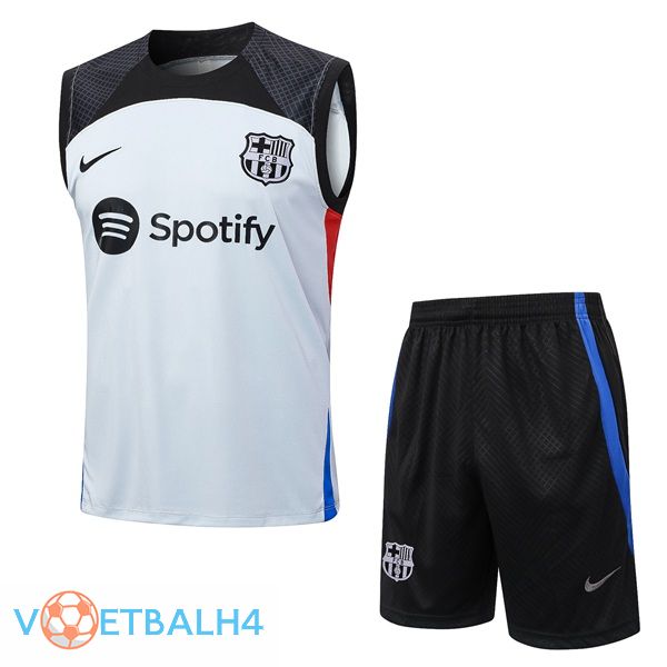 FC Barcelona voetbal Vest + korte broek grijs 2023/2024