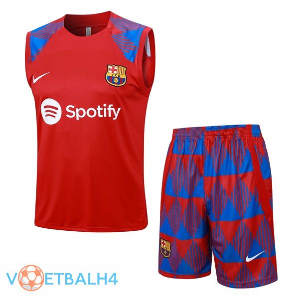 FC Barcelona voetbal Vest + korte broek rood 2023/2024