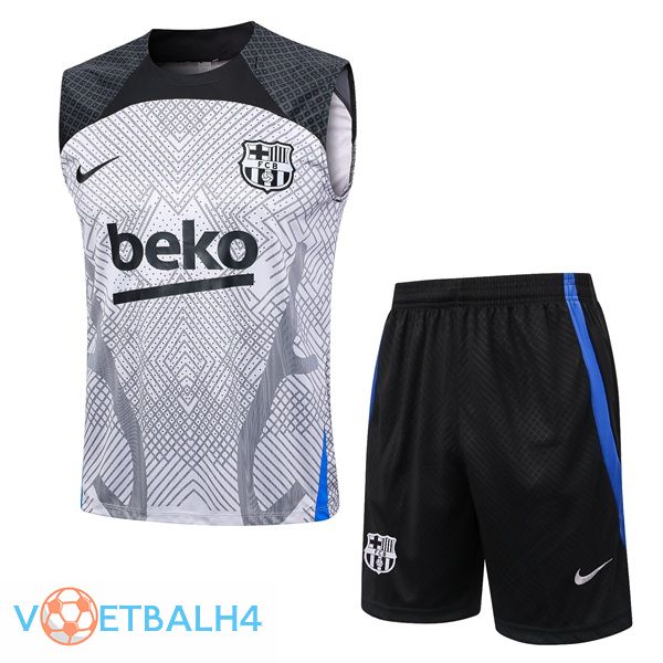 FC Barcelona voetbal Vest + korte broek grijs 2023/2024