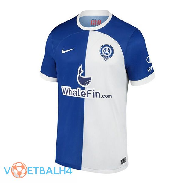 Atletico Madrid voetbal jersey uit blauw 2023/2024