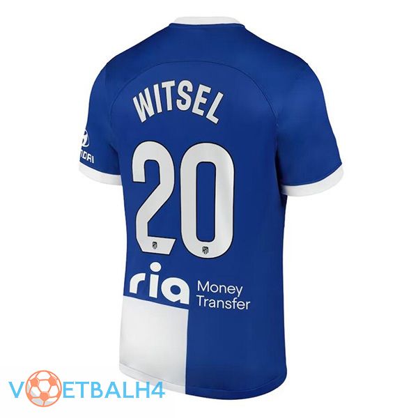 Atletico Madrid (Witsel 20) uit voetbal jersey blauw 2023/2024