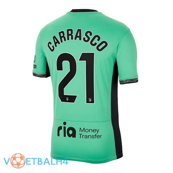 Atletico Madrid (Carrasco 21) voetbal jersey derde groente 2023/2024