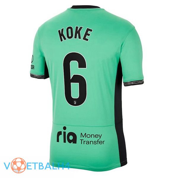 Atletico Madrid (Koke 6) voetbal jersey derde groente 2023/2024