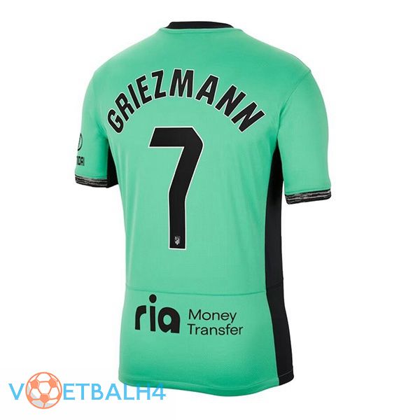 Atletico Madrid (Griezmann 7) voetbal jersey derde groente 2023/2024