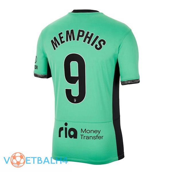 Atletico Madrid (Memphis 9) voetbal jersey derde groente 2023/2024